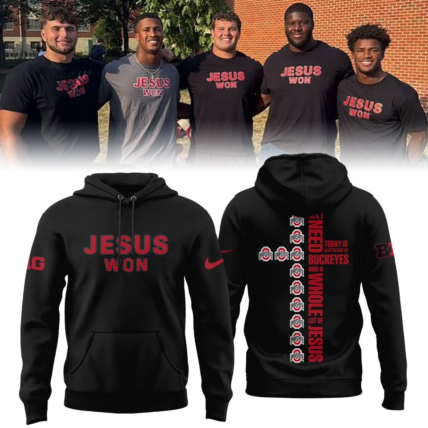 Jesus Won_Ohio State Buckeyes Limited Edition Hoodie