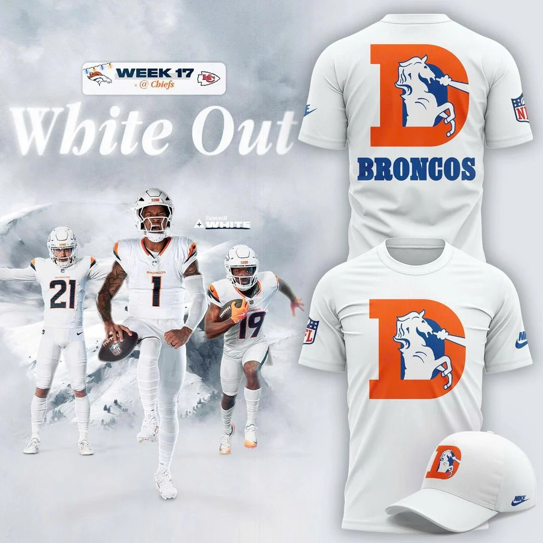 Limited Edition Broncos White Out T-Shirt