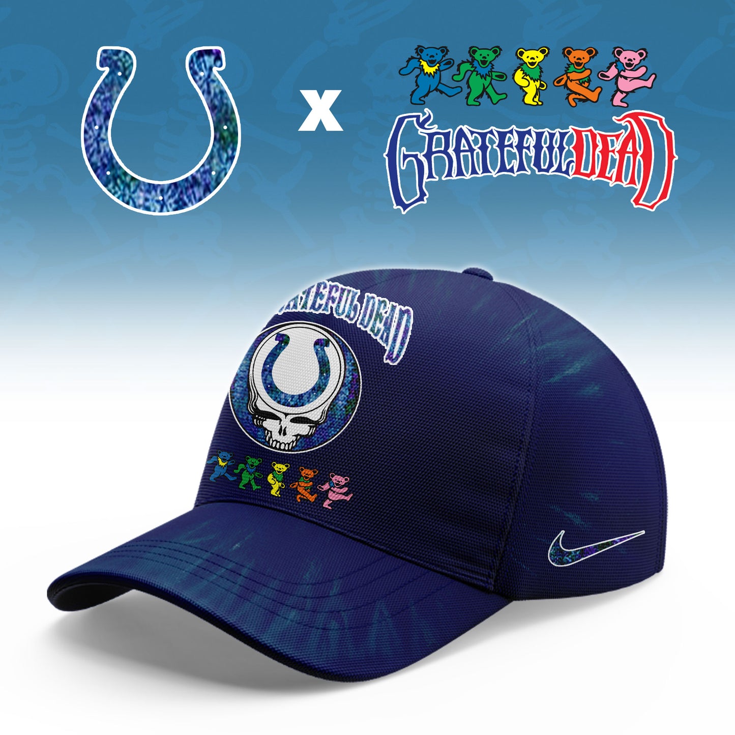 _Indianapolis Colts Grateful Dead Limited Hoodie