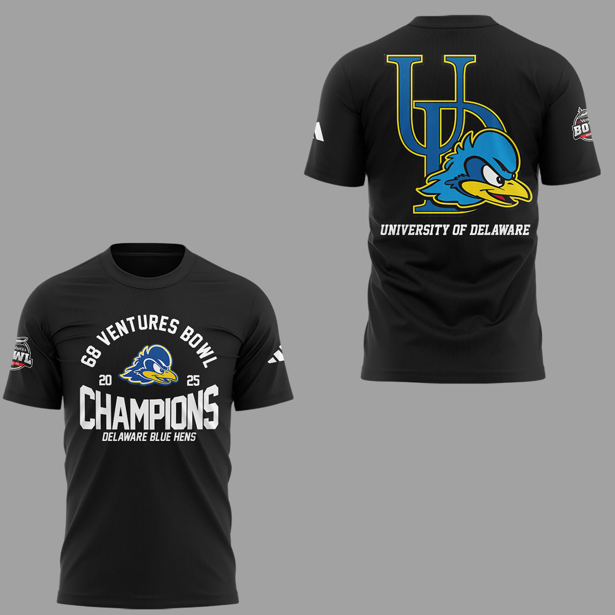 Limited Edition Delaware 68 Ventures Bowl Champions Shirt