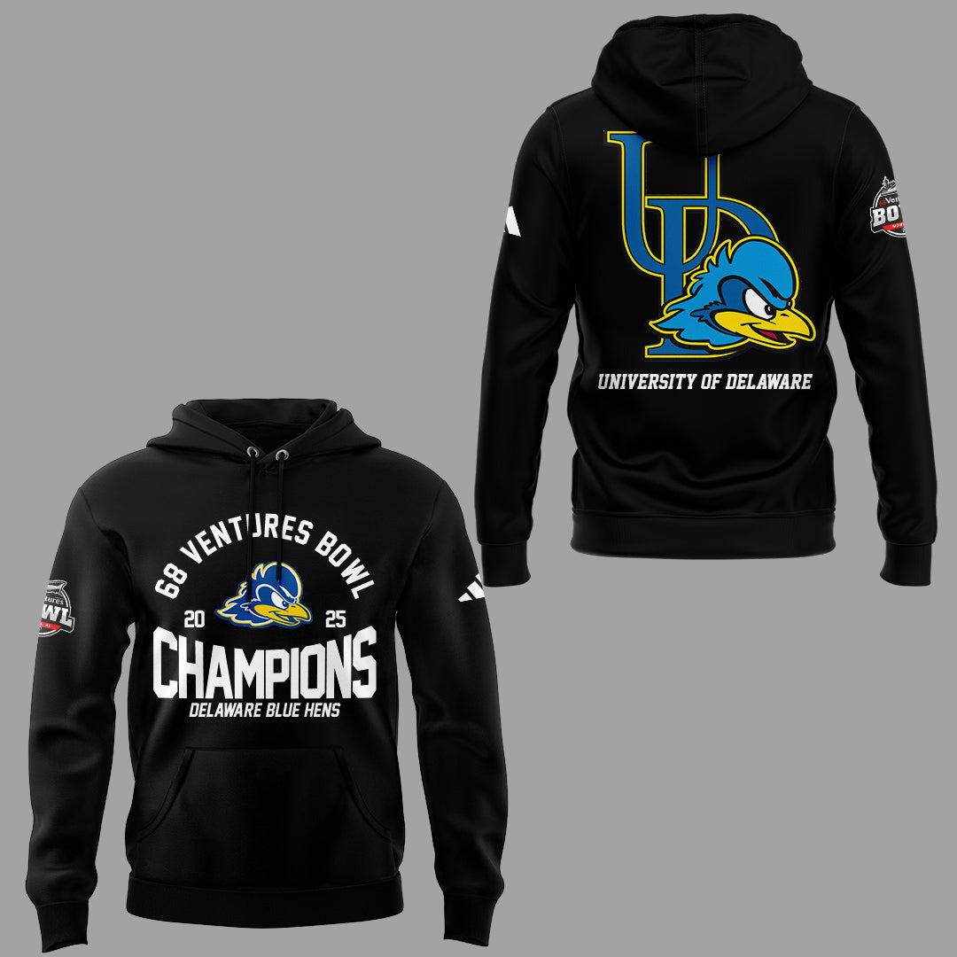 Limited Edition Delaware 68 Ventures Bowl Champions Hoodie
