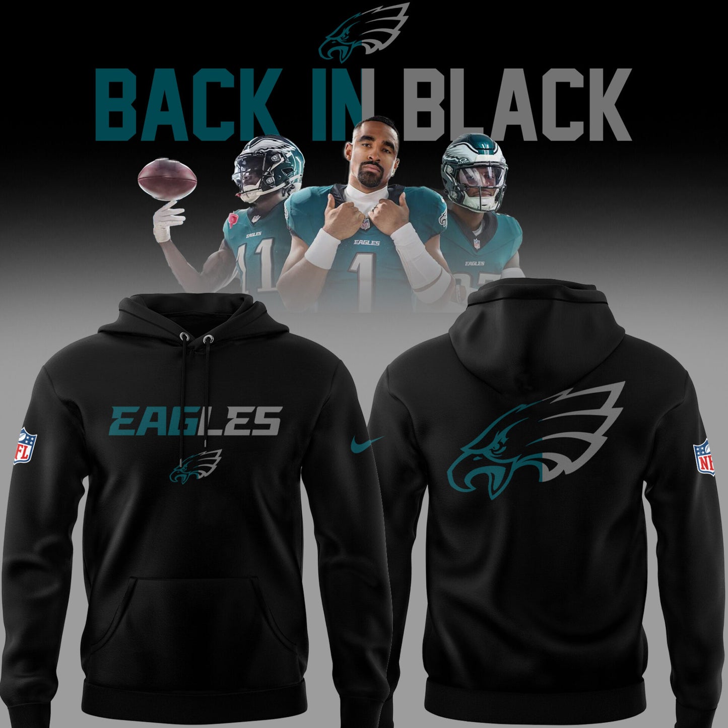 Limited Edition Eagles 🏈 Back In Black