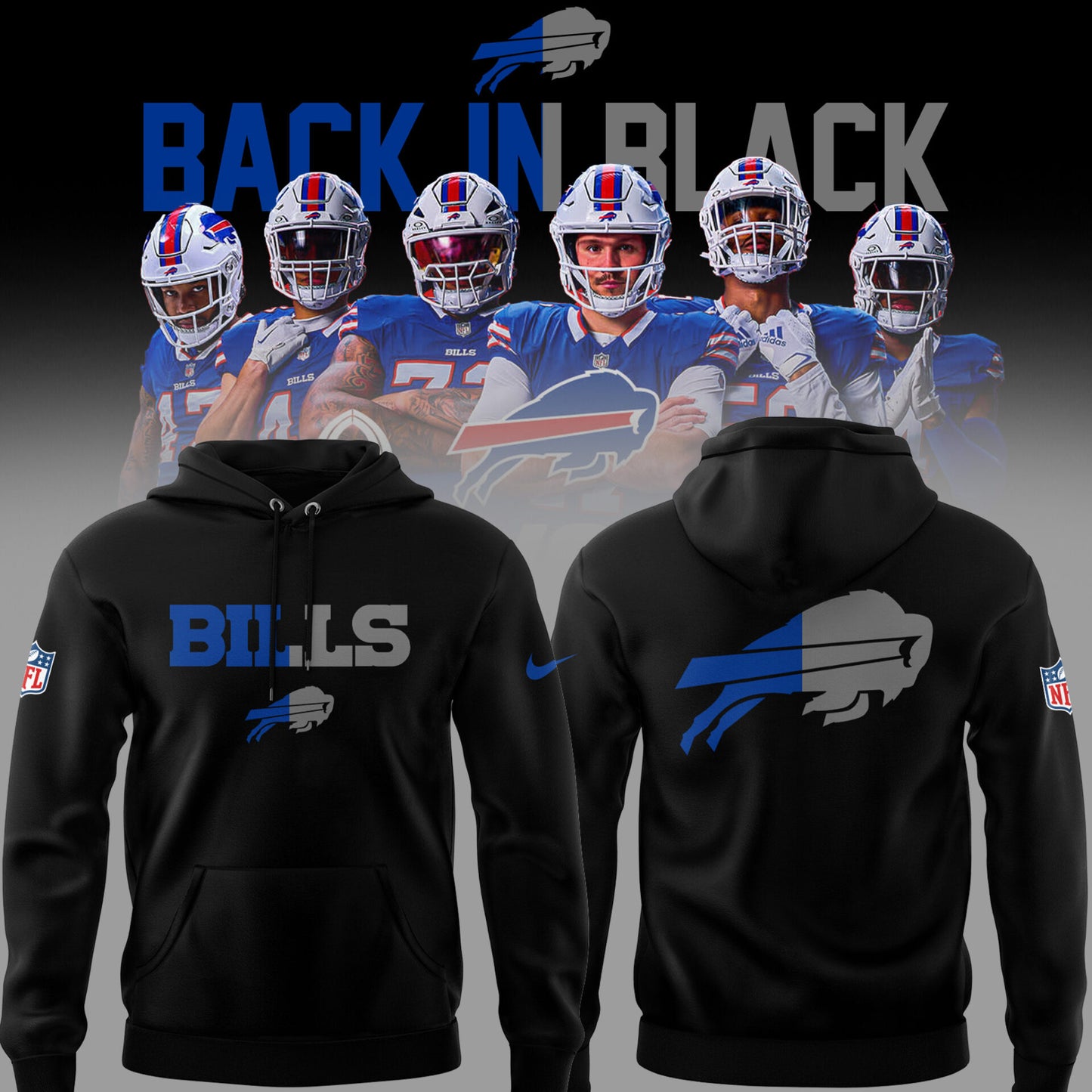 Limited Edition BUFFALO BILLS 🏈 Back In Black