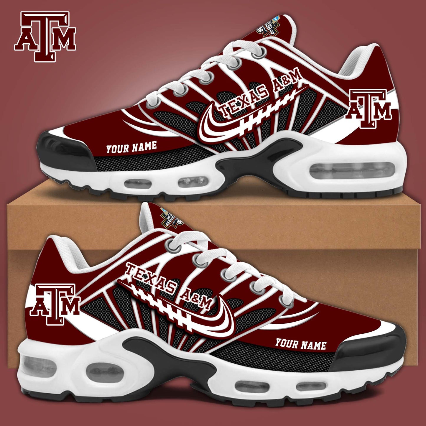 TAM Volleyball Personalized Air Max Plus Sneakers