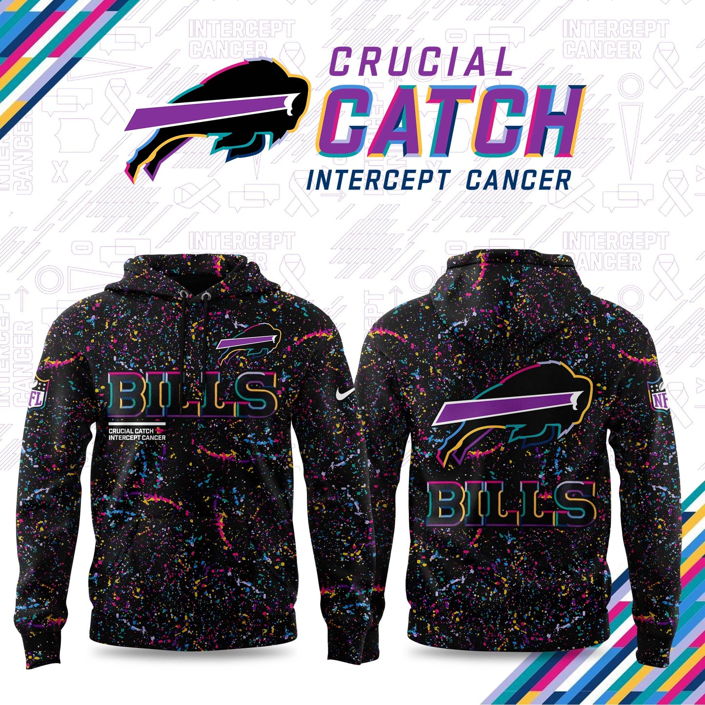Buffalo Bills Crucial Catch 2025 Limited Hoodie