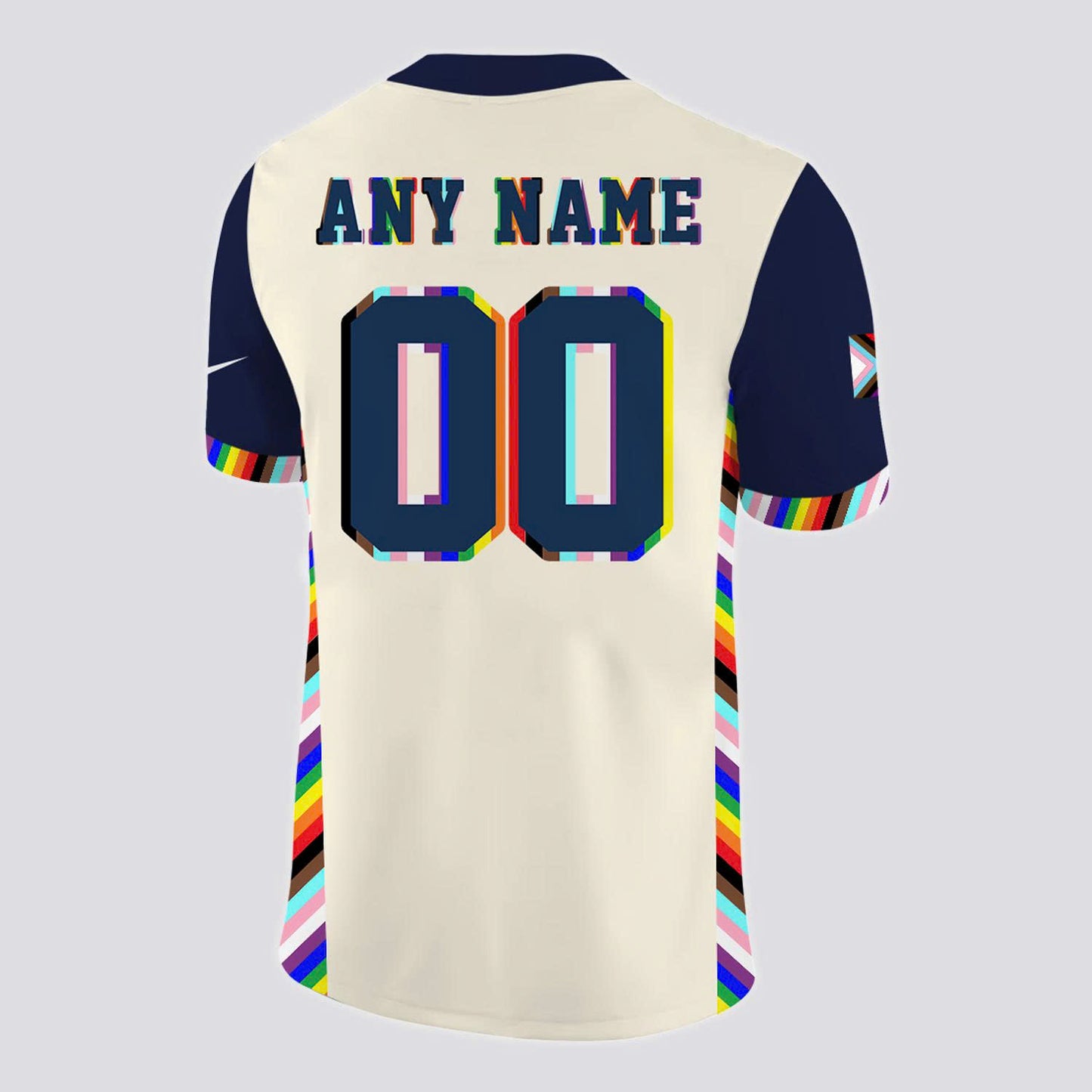 Special New Pride Patriots Logo Football Jersey Custom Name Numbers
