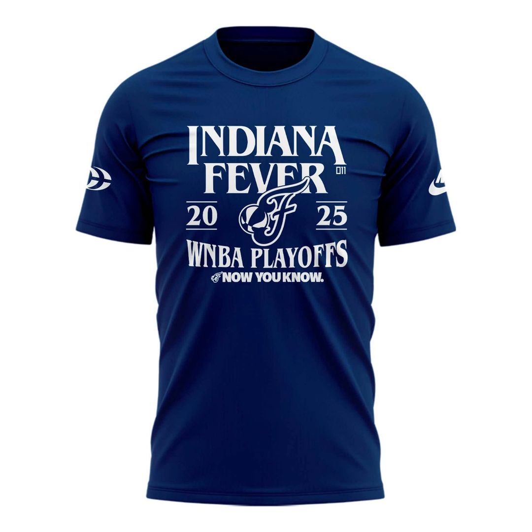 Special New Caitlin Clark 2025 WNBA Playoffs Navy T-Shirt