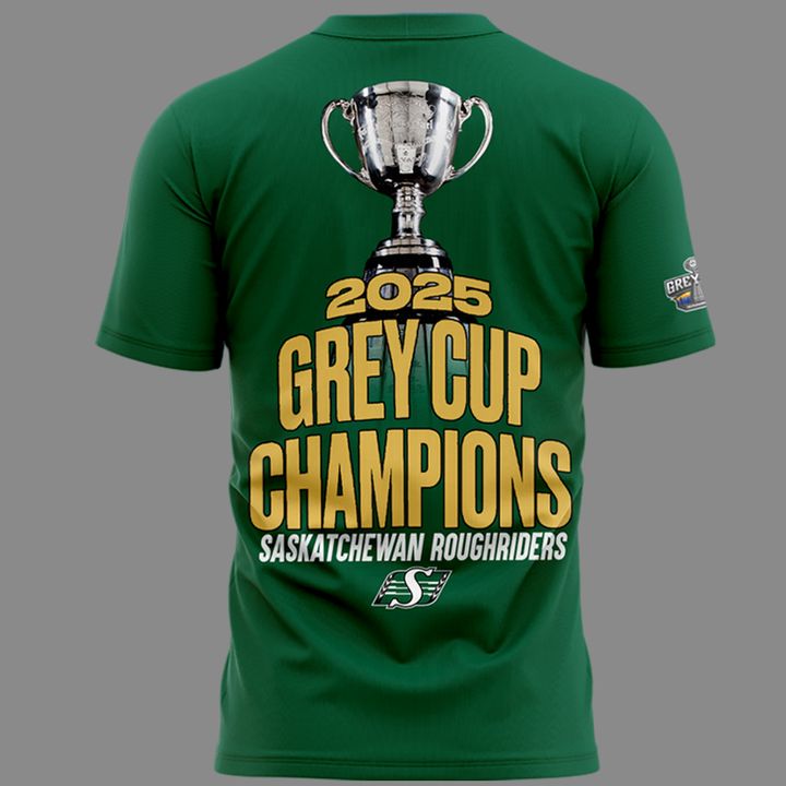 Saskatchewan Roughriders GreyCup Champions 2025 Tshirt