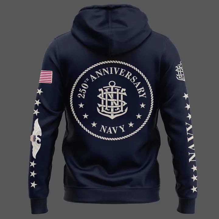 2025 Navy Midshipmen 250th Anniversary Hoodie for fans