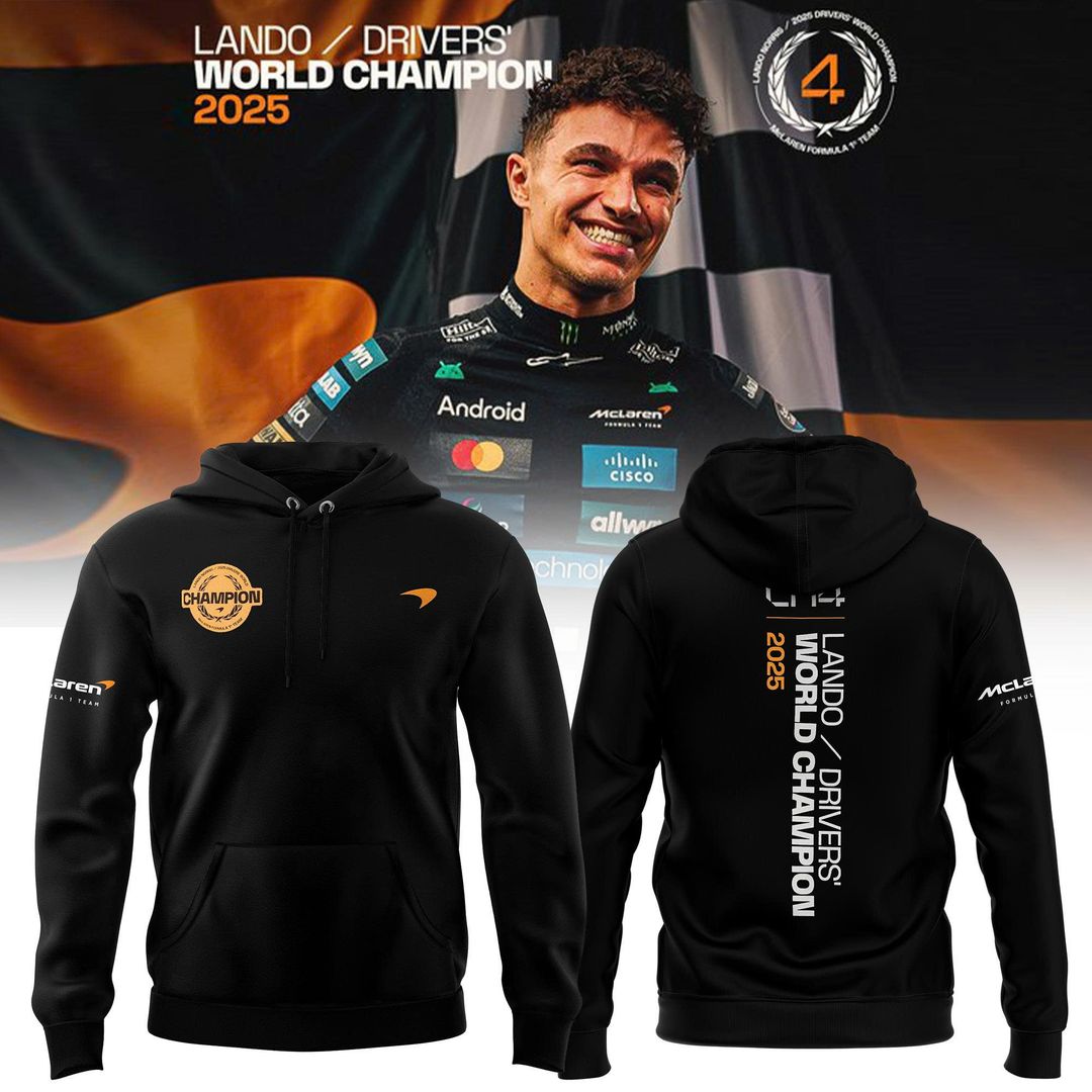 Limited Edition 2025 Lando Norris World Champions Combo Hoodie
