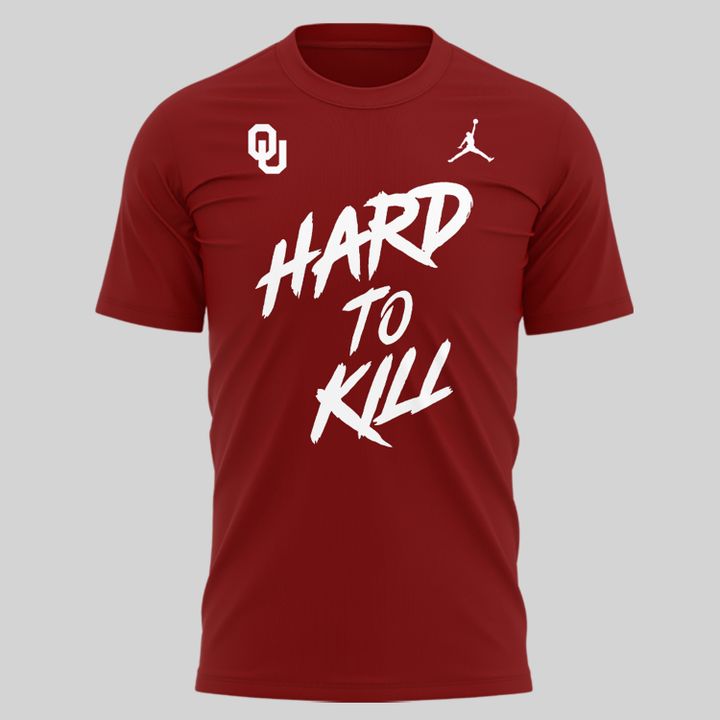 2025 Special Oklahoma Sooners "HARD TO KILL" t-shirt red