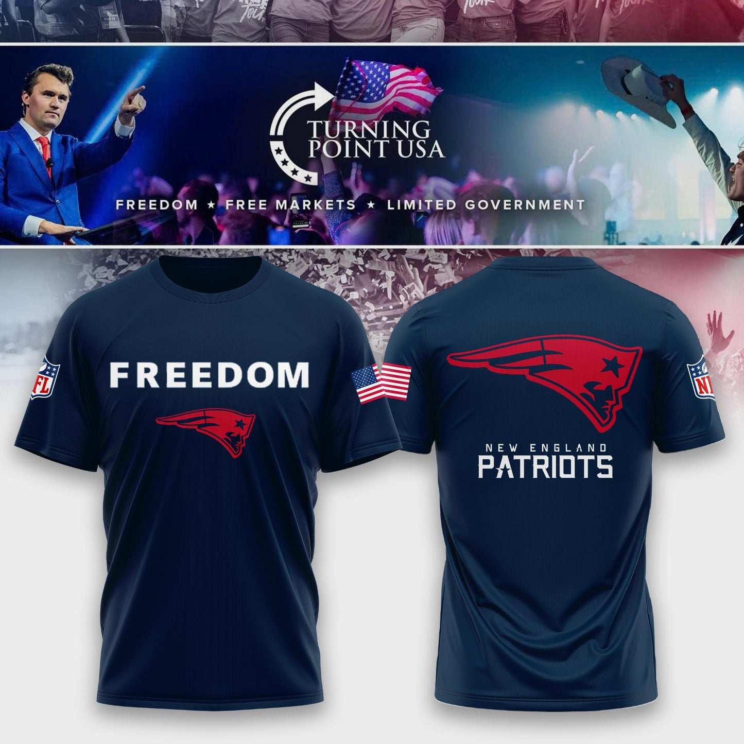 . NE Freedom Legacy Tshirt
