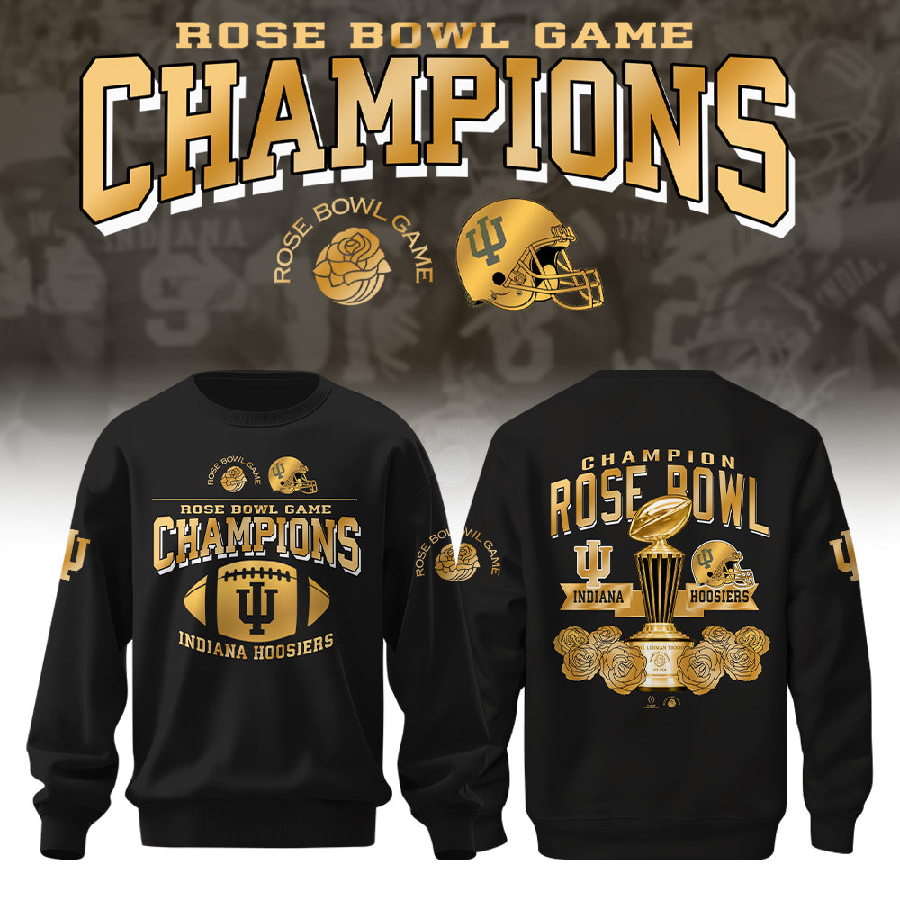 IU Hoosiers Football Rose Bowl Champions Special Sweatshirt Limited Edition