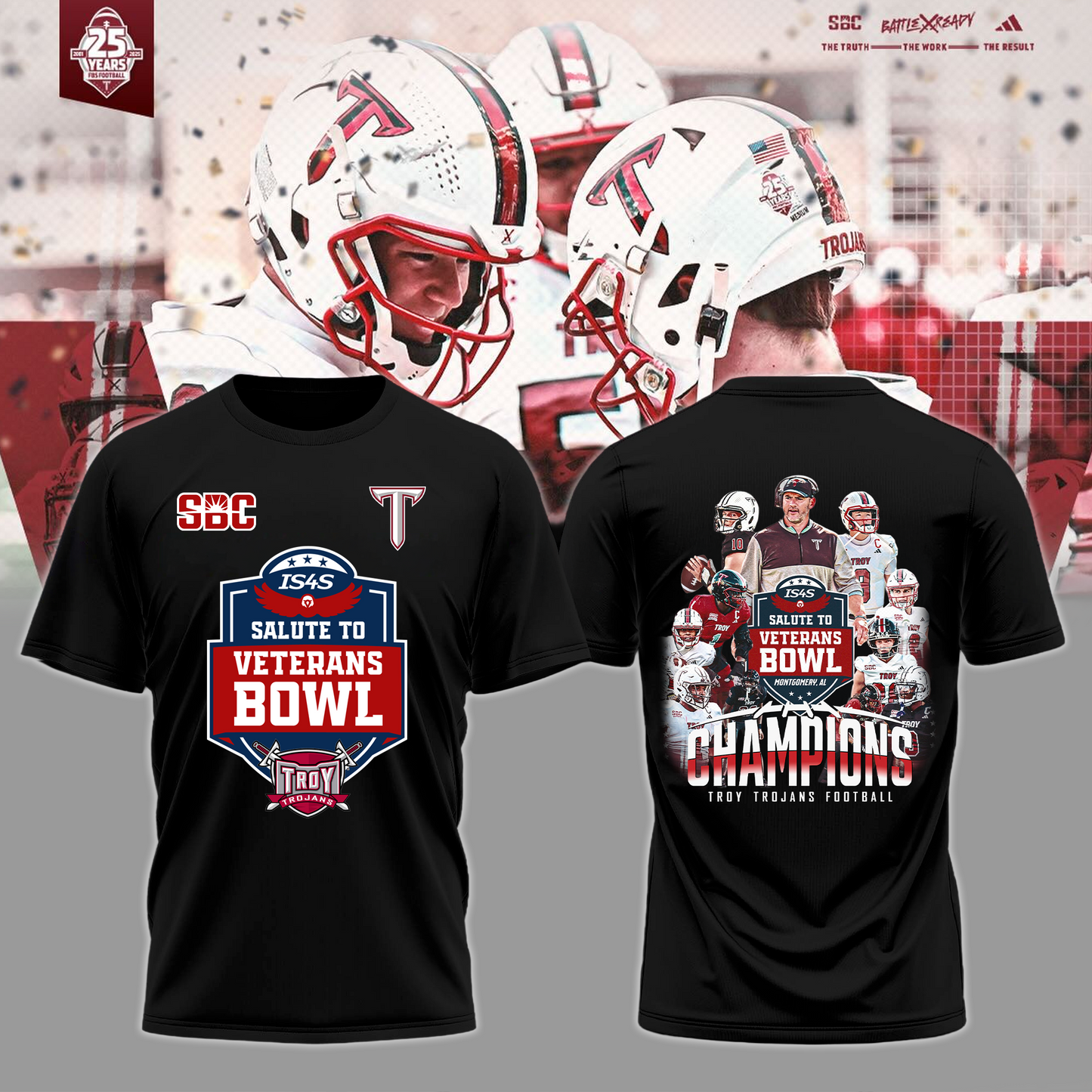 Troy Trojans - The Champ Veterans Bowl 2025