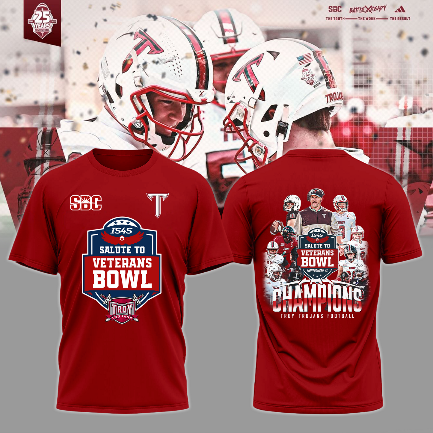 Troy Trojans - The Champ Veterans Bowl 2025