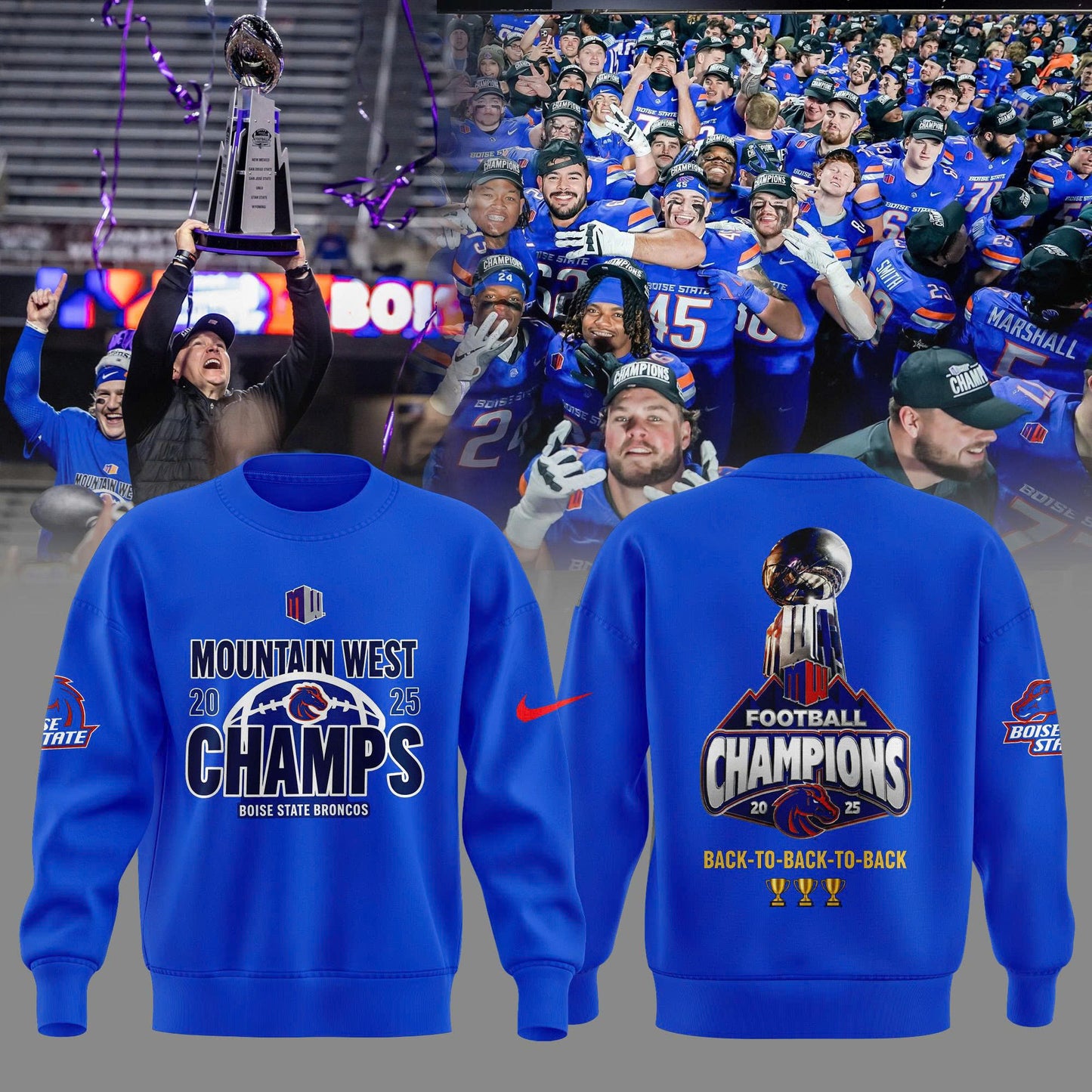 _ Boise State Broncos – Mountain West Champs 2025 Collection
