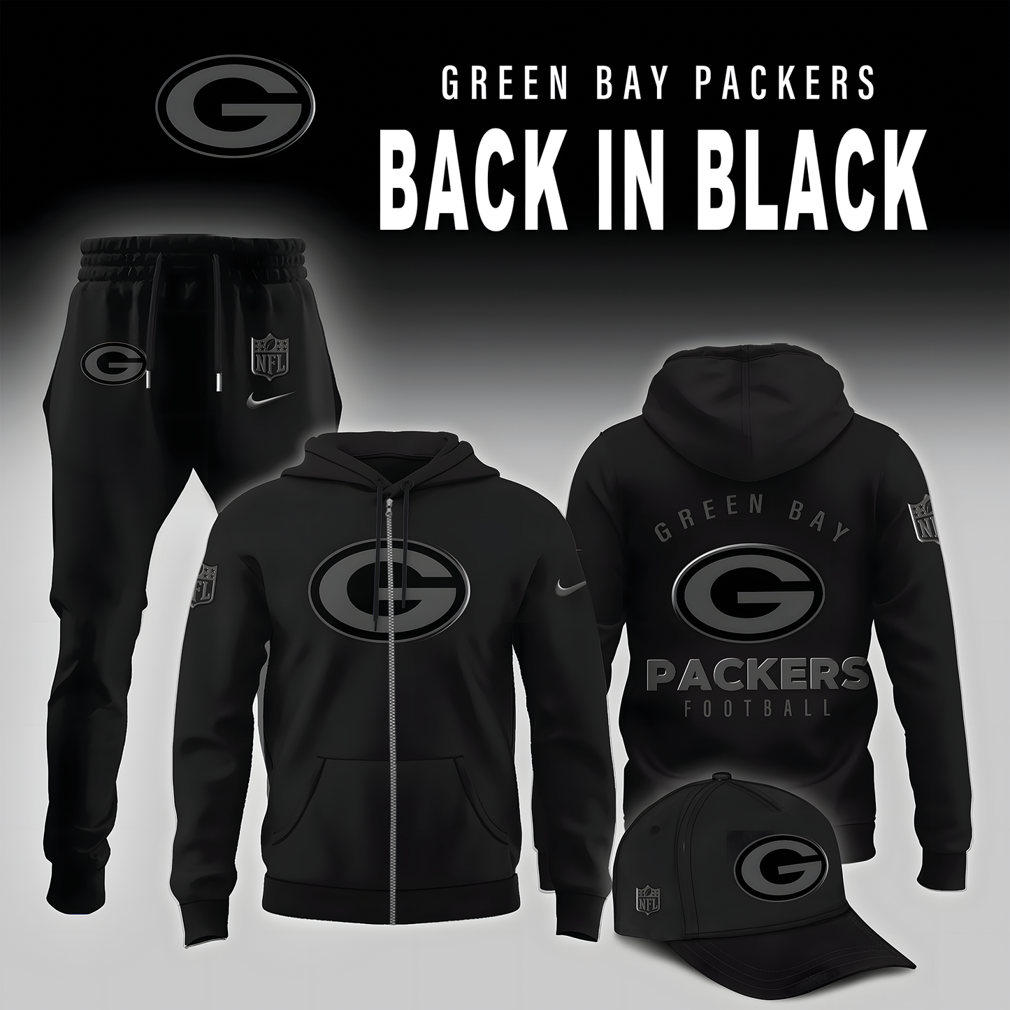 Green Bay Packers 2025 Back In Black Limited Edition Shirt