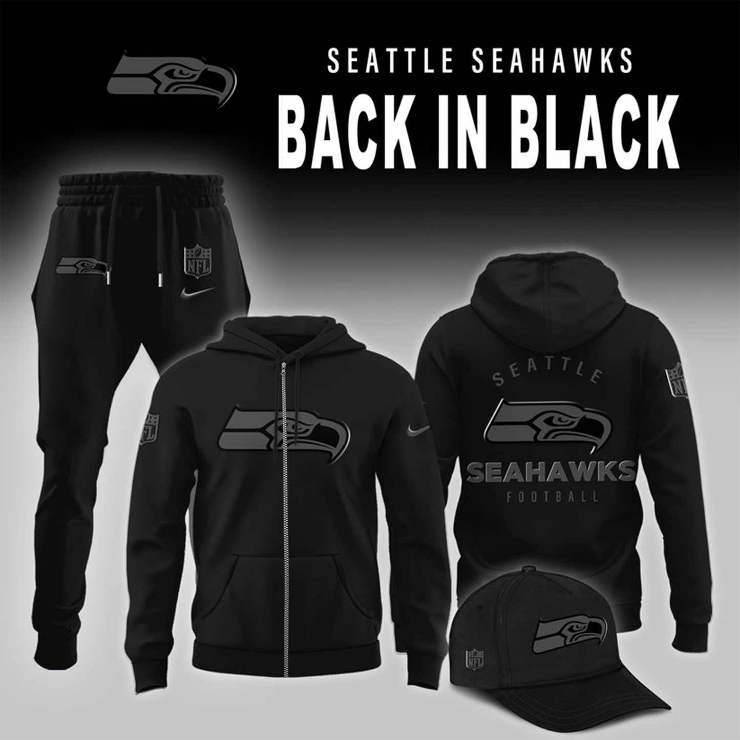 Seattle Seahawks 2026 Back In Black Limited Edition Shirt