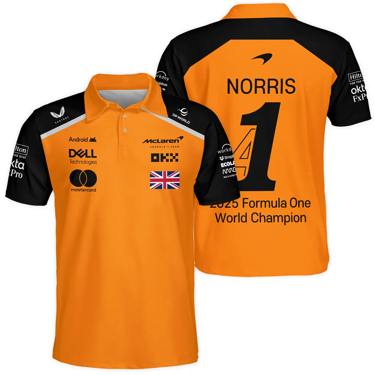 Limited Edition 2025 Lando Norris World Champions Combo Polo