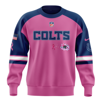 Limited Edition Indianapolis Colts Breast Cancer Awareness Pink Sweat 2025