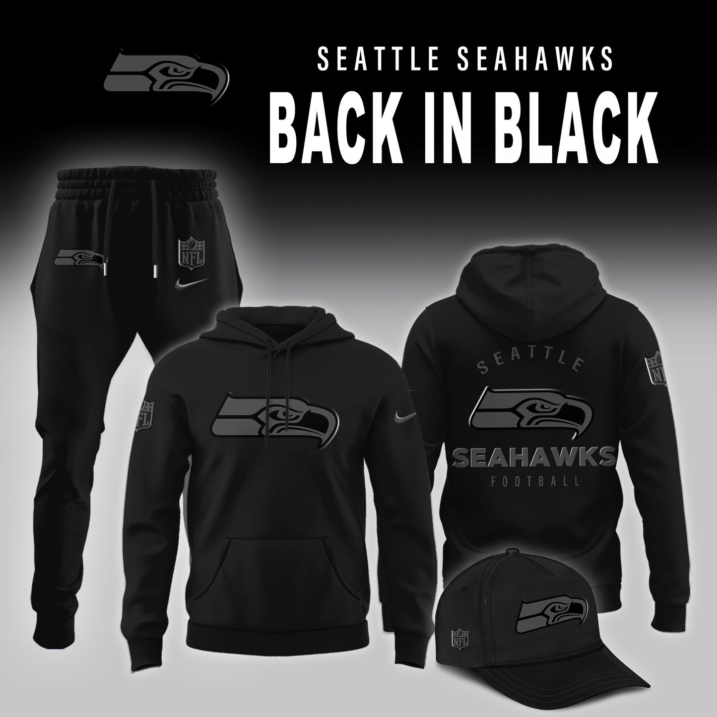 Seattle Seahawks 2026 Back In Black Limited Edition Shirt