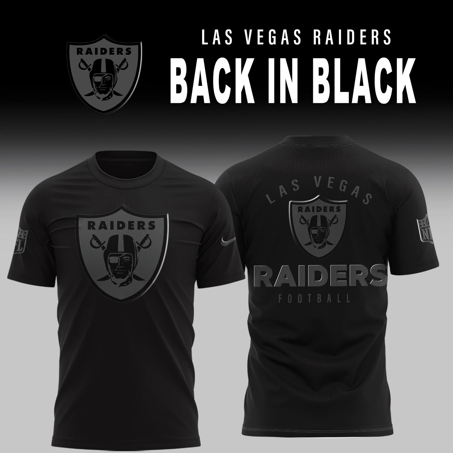 Las Vegas Raiders 2026 Back In Black Limited Edition Shirt