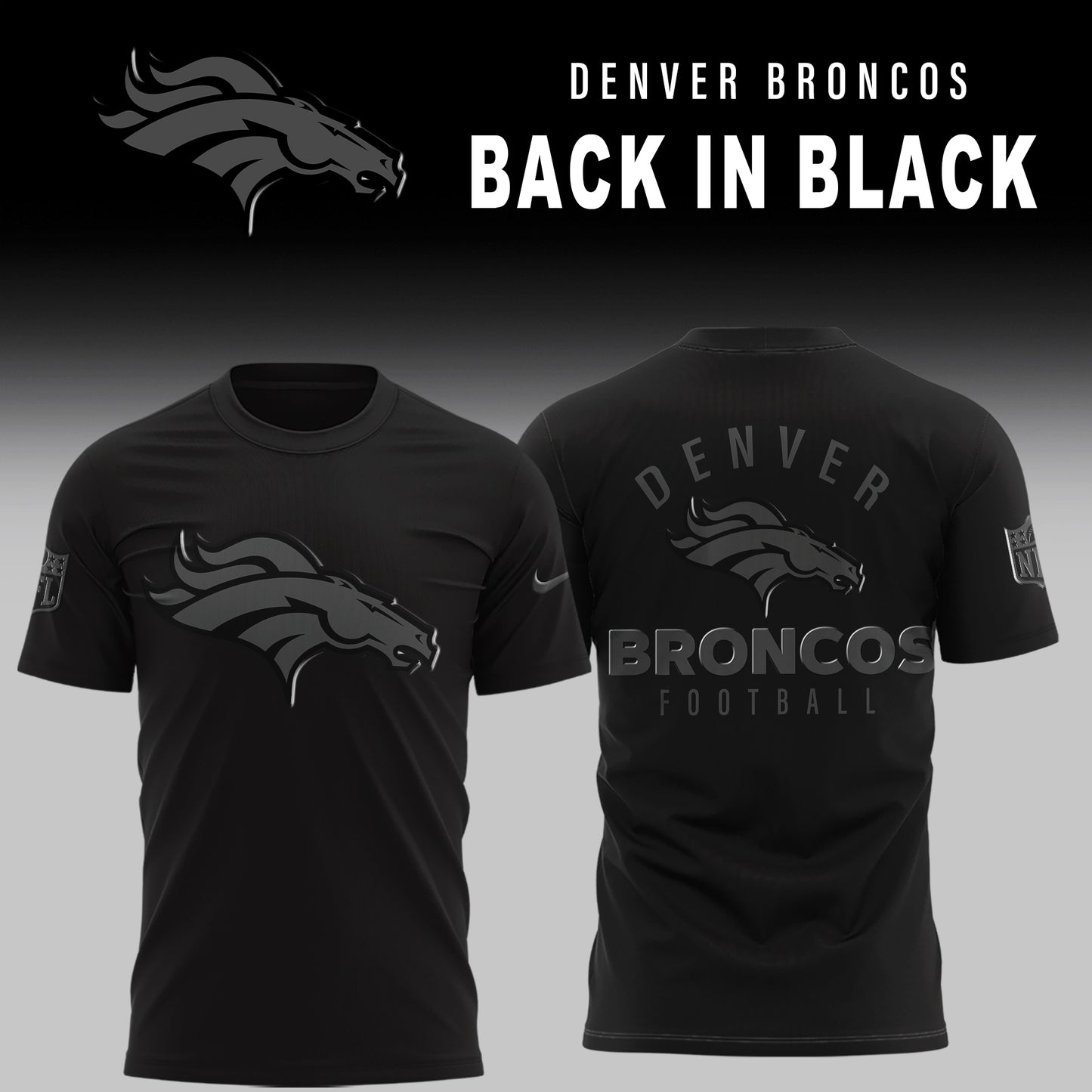 Denver Broncos 2026 Back In Black Limited Edition Shirt