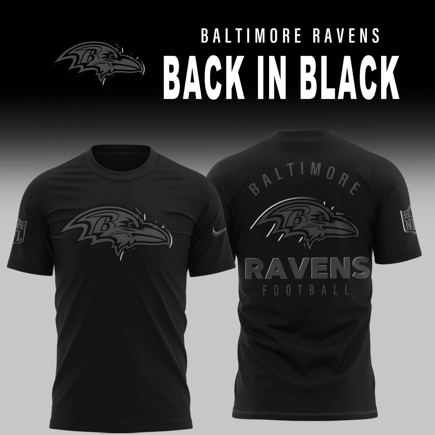 Baltimore Ravens 2026 Back In Black Limited Edition Shirt