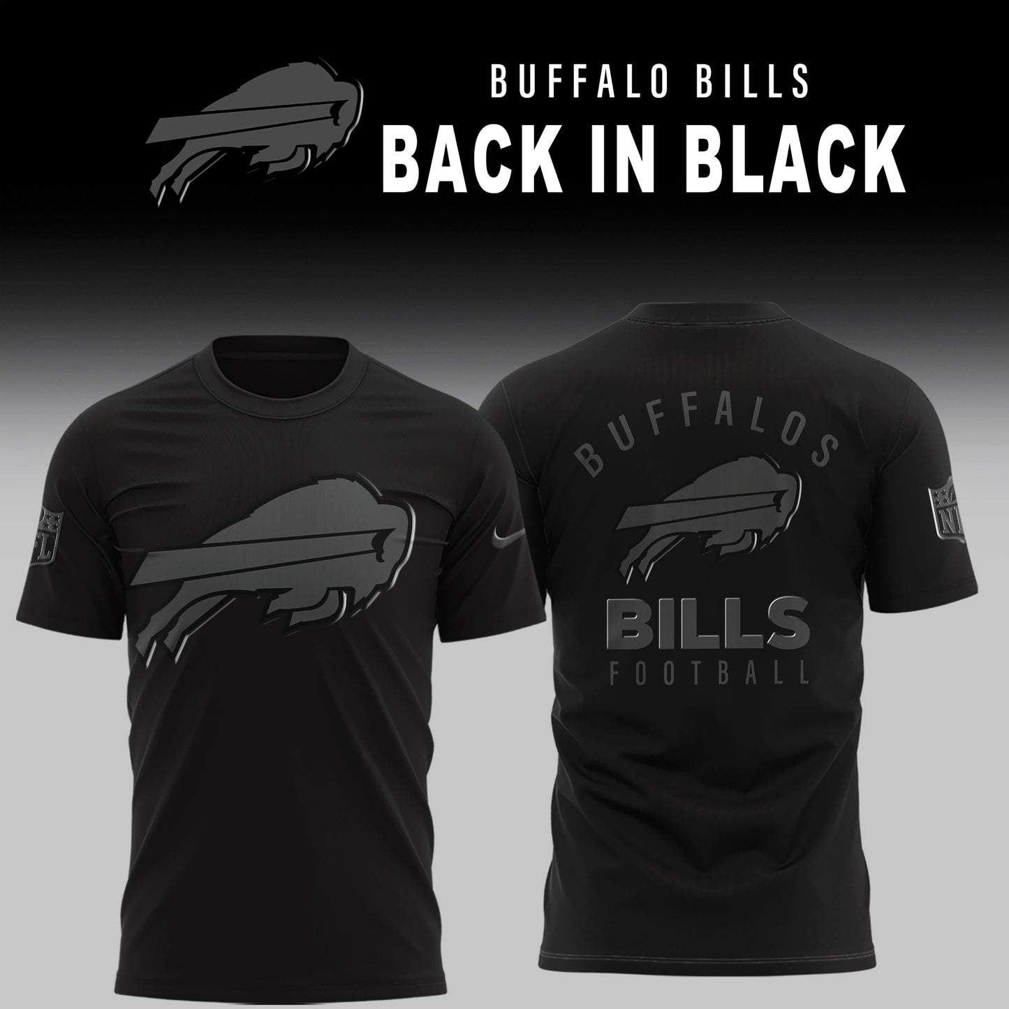 Buffalo Bills 2025 Back In Black Limited Edition Shirt