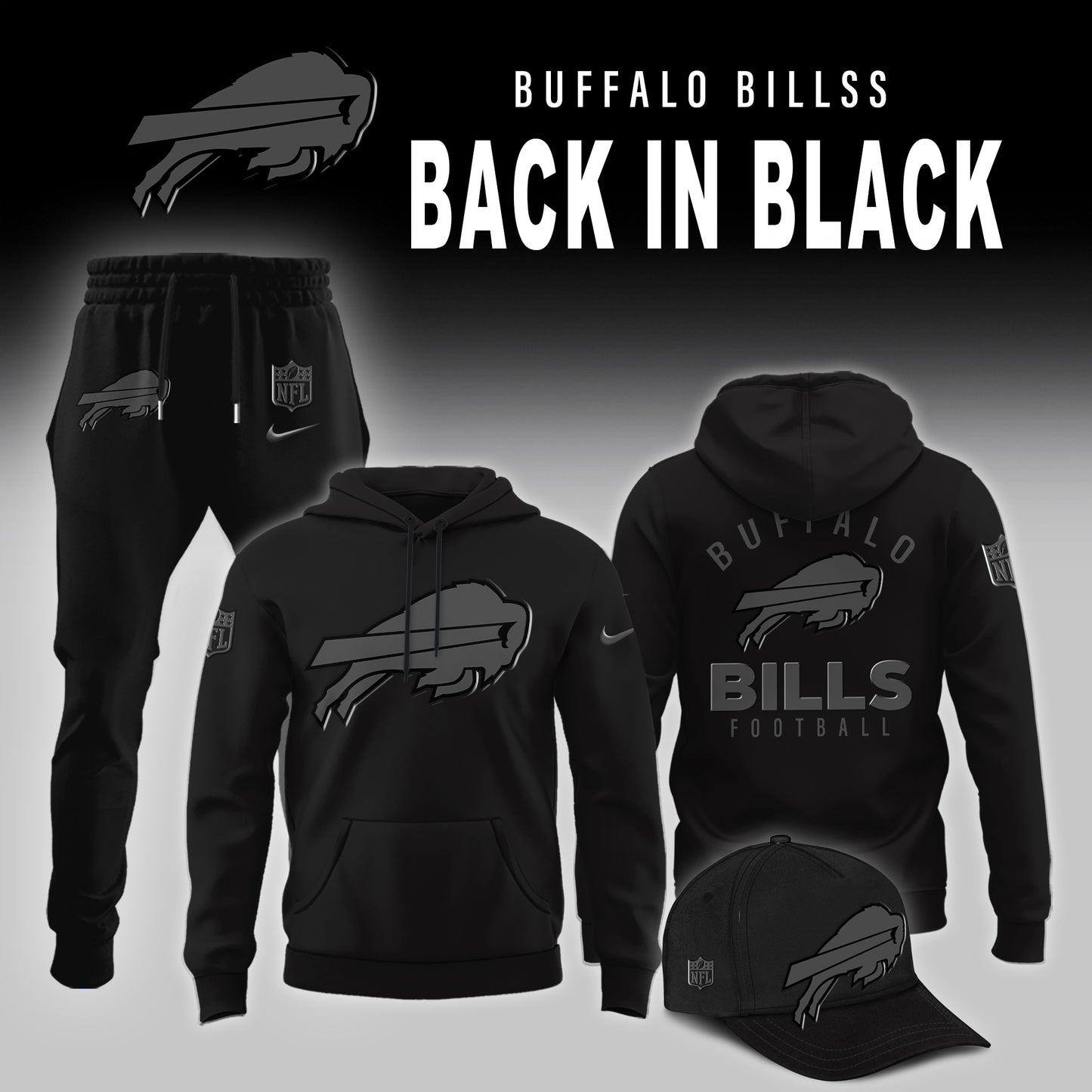 Buffalo Bills 2025 Back In Black Limited Edition Shirt