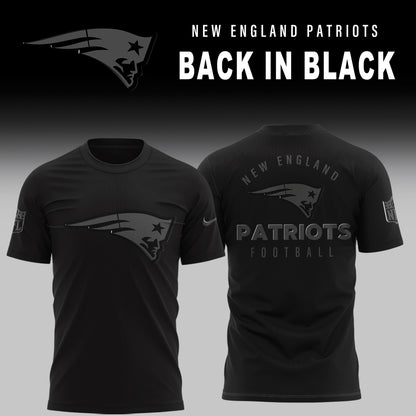 New England Patriots 2025 Back In Black Limited Edition Shirt