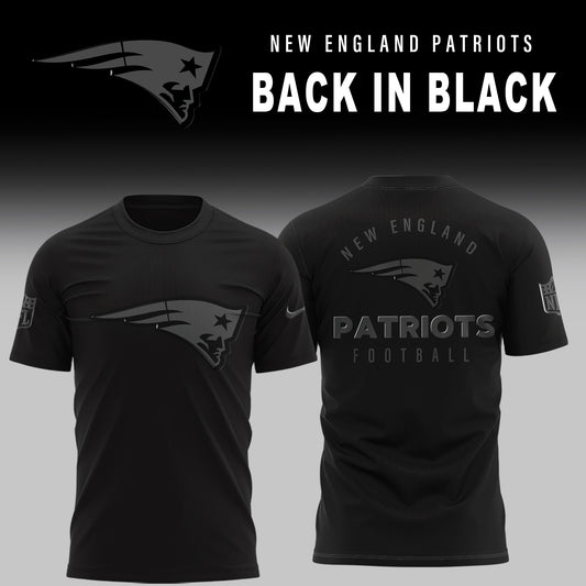 New England Patriots 2025 Back In Black Limited Edition Shirt