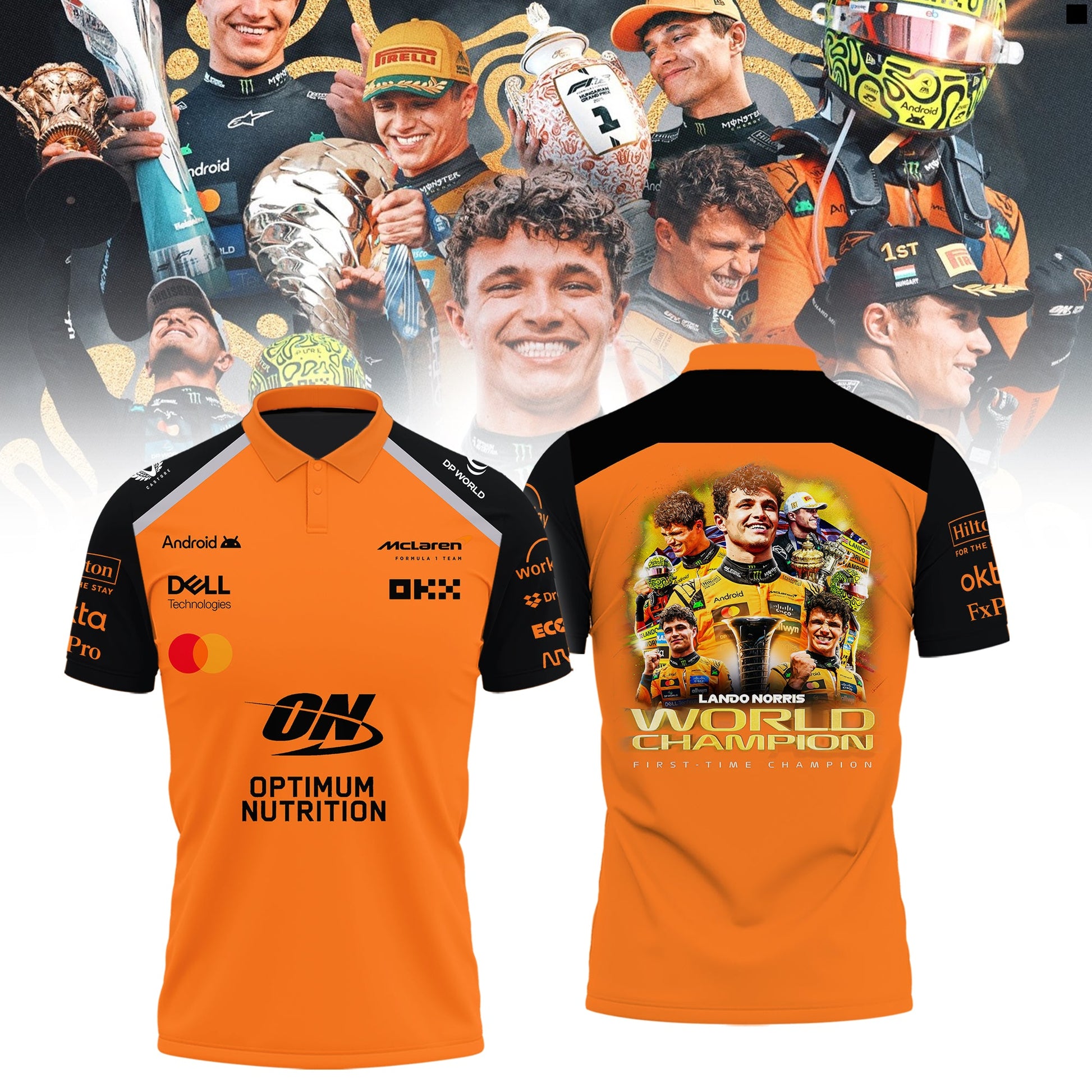 Limited Edition 2025 Lando Norris World Champions Combo Polo
