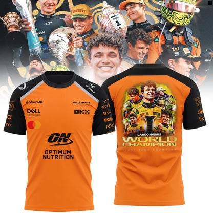 Limited Edition 2025 Lando Norris World Champions Combo T-Shirt