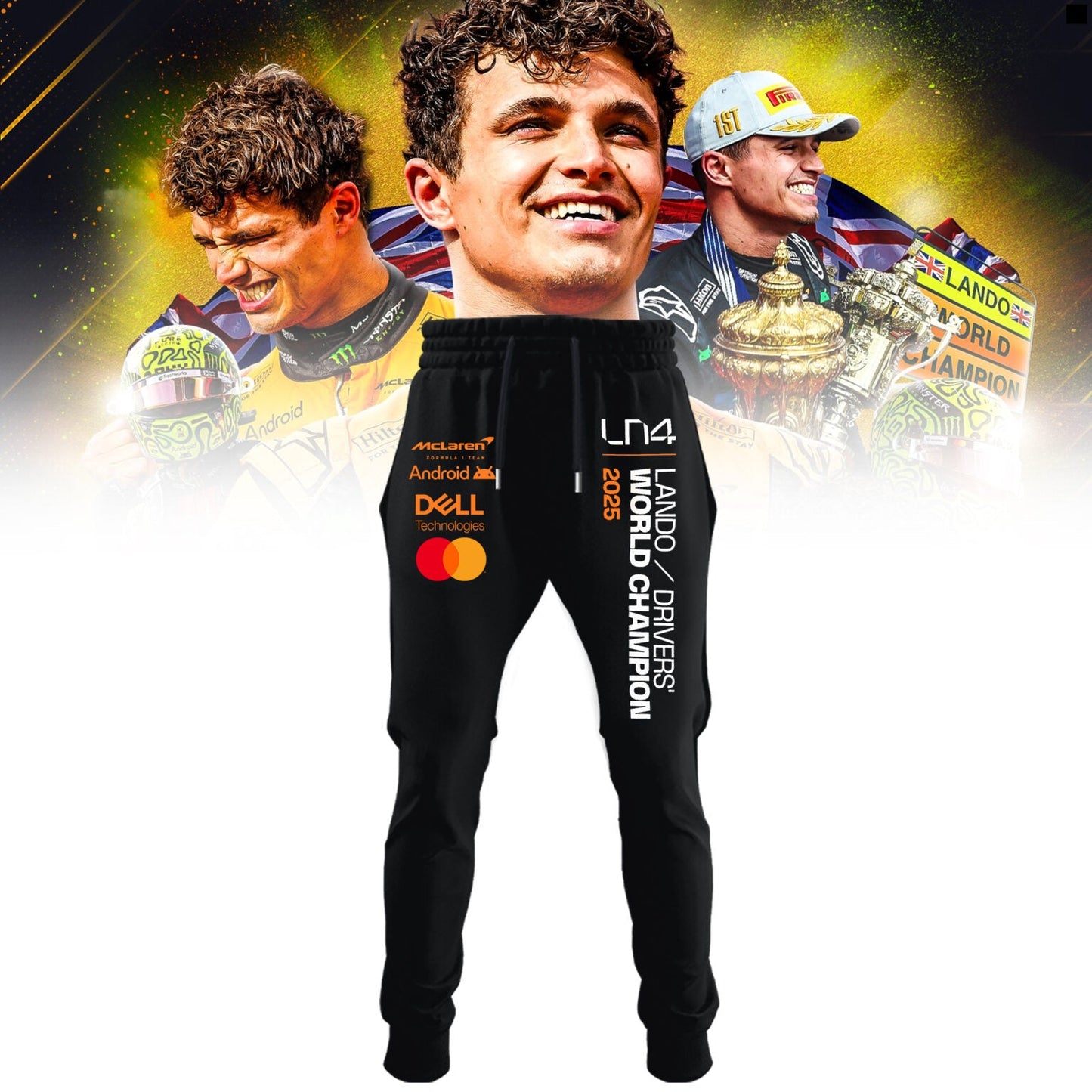 Limited Edition 2025 Lando Norris World Champions Combo T-Shirt