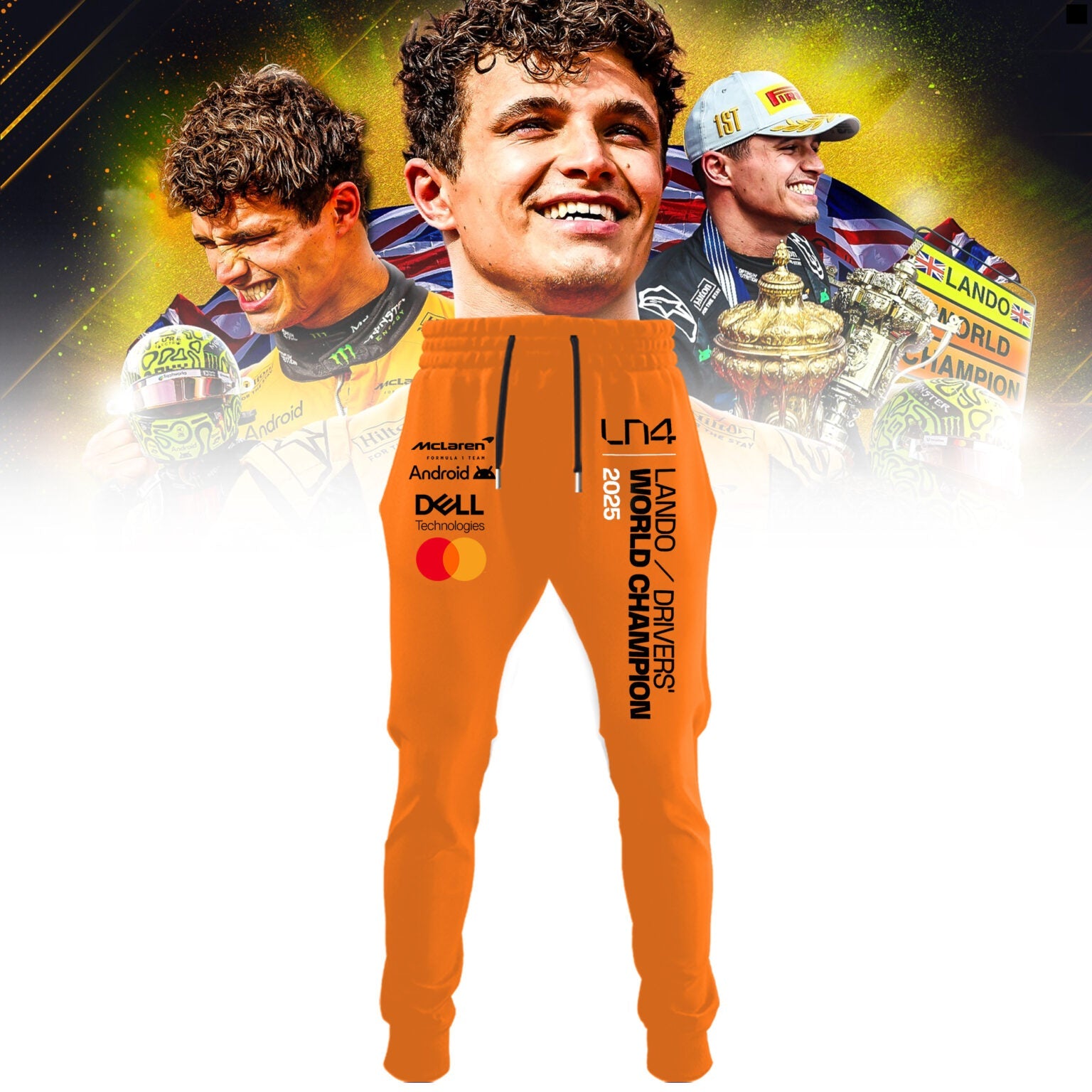 Limited Edition 2025 Lando Norris World Champions Combo Hoodie