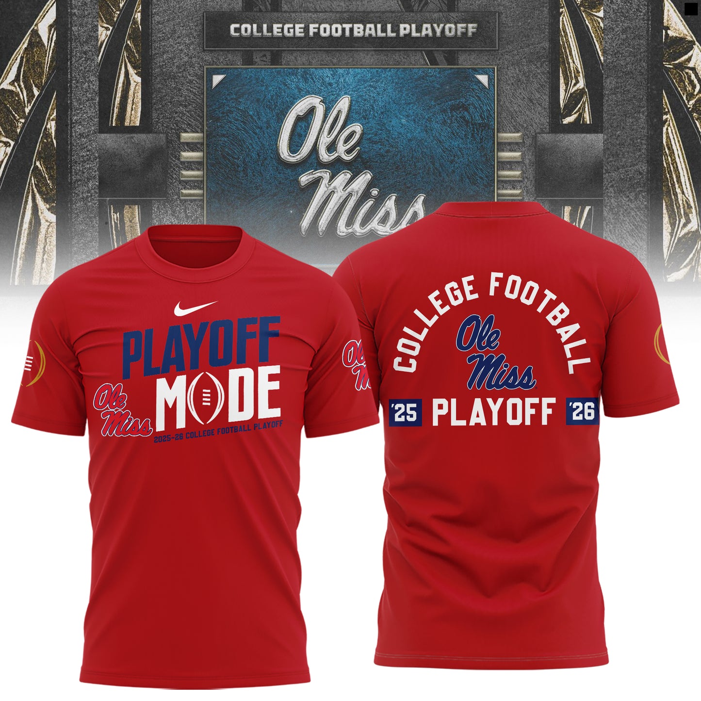 Ole Miss Rebels 2025-26 College Football Playoff Limited Edition Shirt