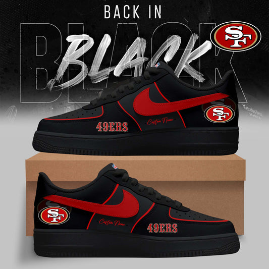San Francisco 49ers – 2025 Back In Black Limited Edition AF1