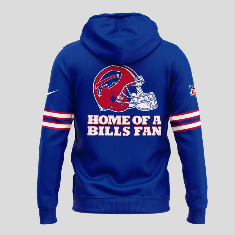 Exclusive 2025 Buffalo Bills Red Helmets Back Hoodie V2