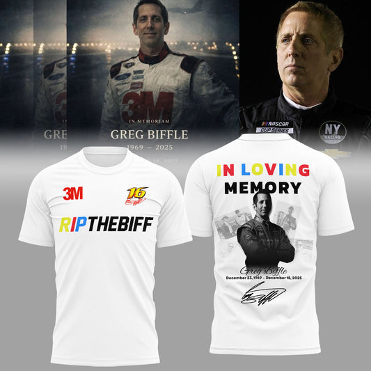 Greg Biffle Thank You For The Memories Tshirt