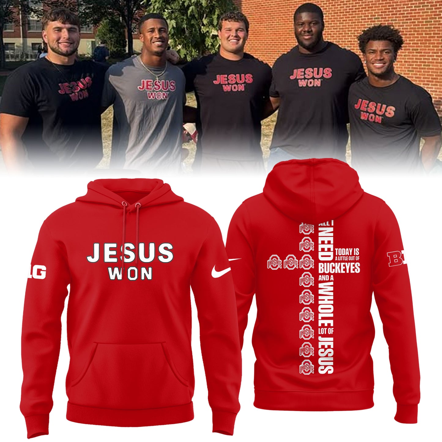 Jesus Won_Ohio State Buckeyes Limited Edition Hoodie
