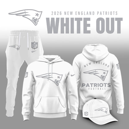 New England Patriots 2026 White Out Limited Edition Shirt