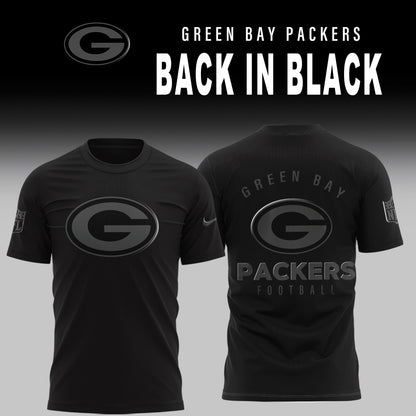 Green Bay Packers 2025 Back In Black Limited Edition Shirt