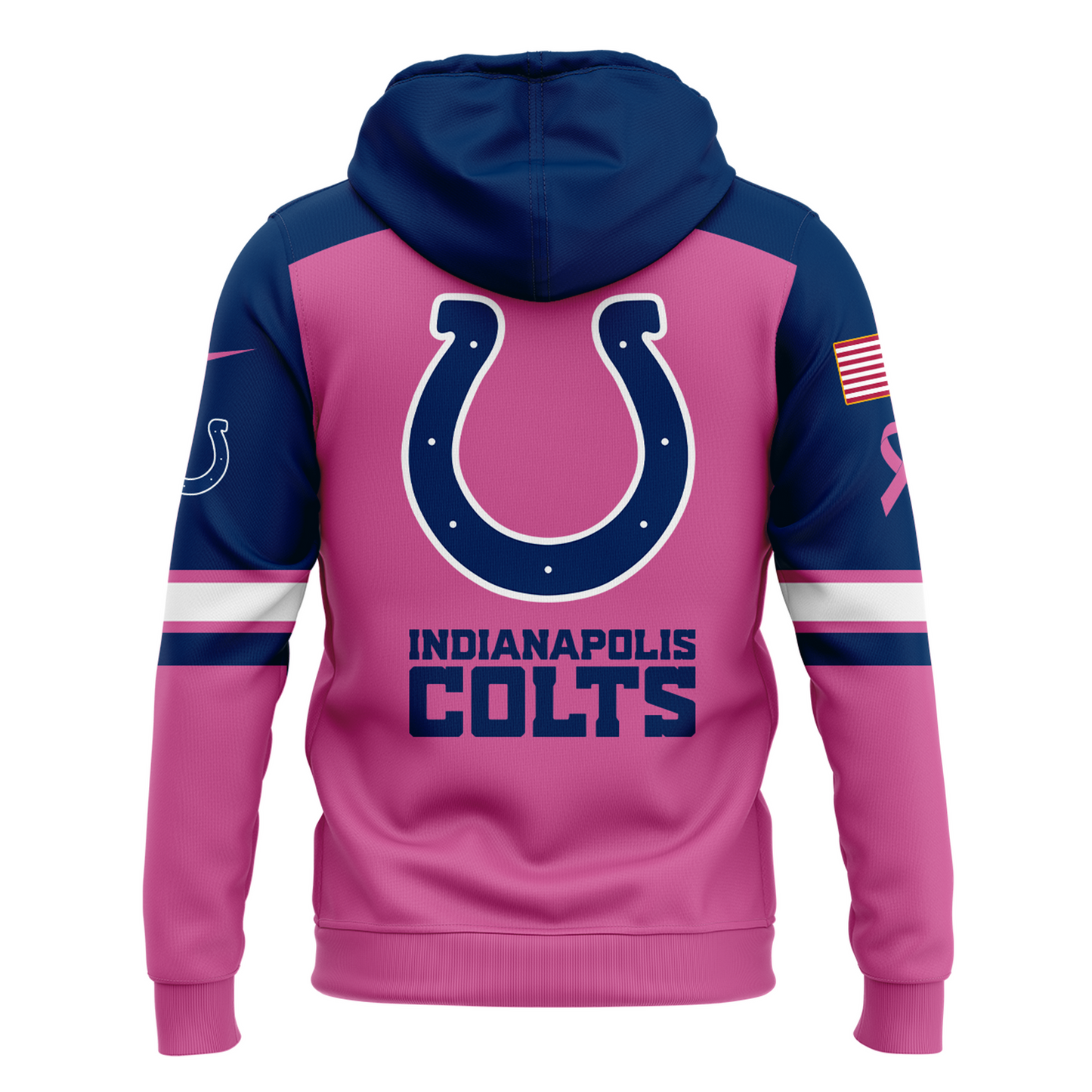 Limited Edition Indianapolis Colts Breast Cancer Awareness Hoodie 2025