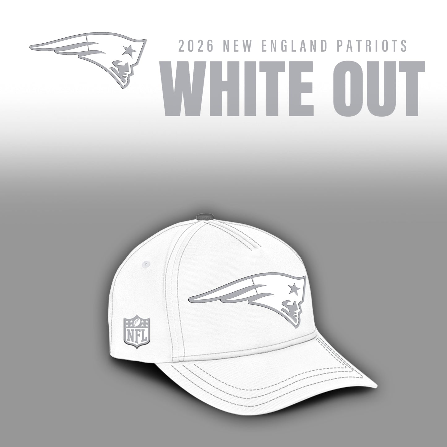 New England Patriots 2026 White Out Limited Edition New Jacket