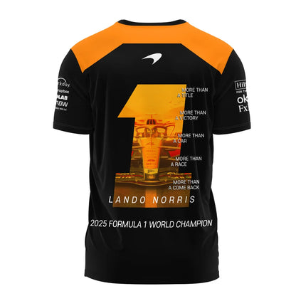 Limited Edition 2025 Lando Norris World Champions Combo T-Shirt