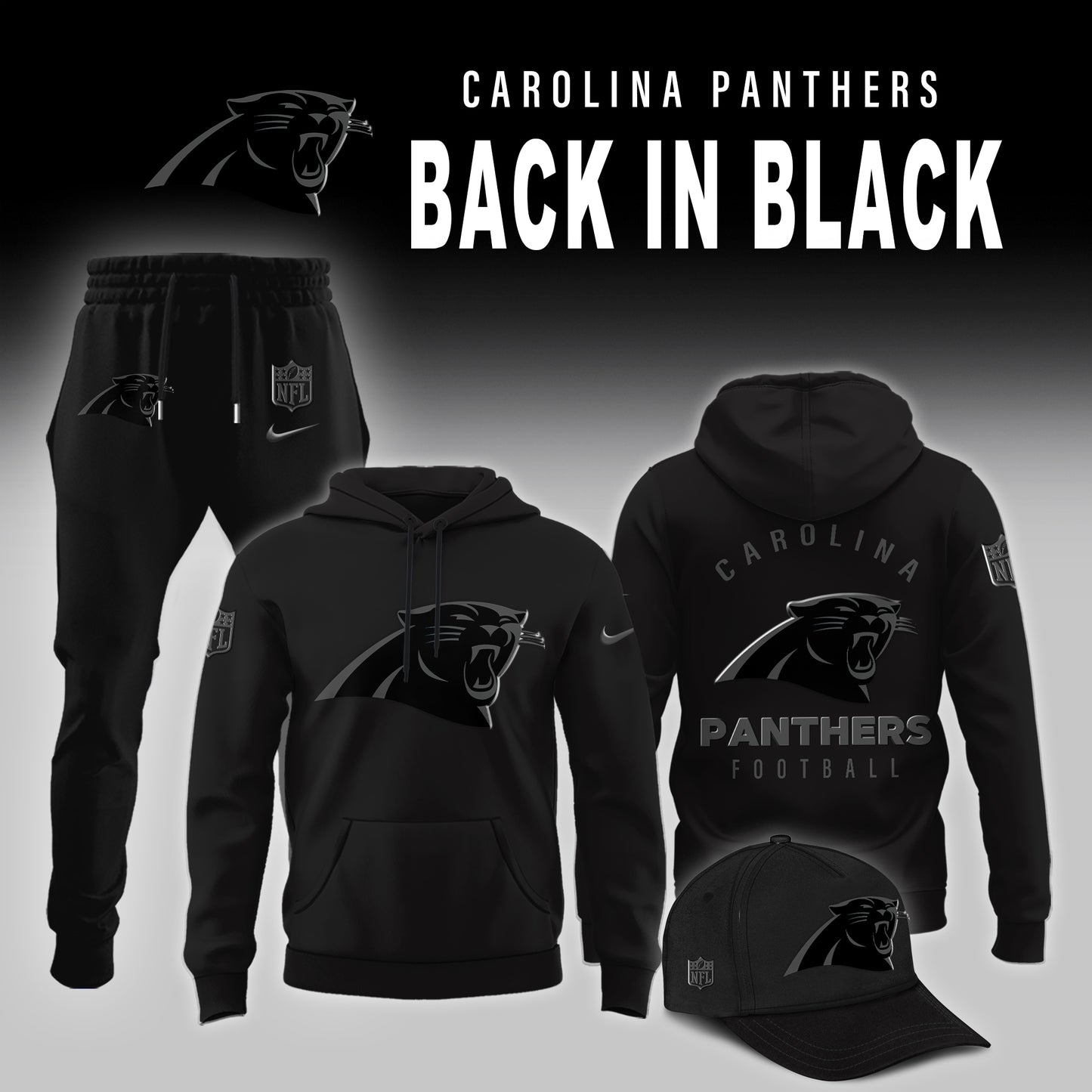 Carolina Panthers 2026 Back In Black Limited Edition Shirt