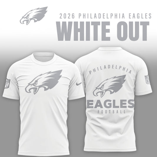 Philadelphia Eagles 2026 White Out Limited Edition Shirt
