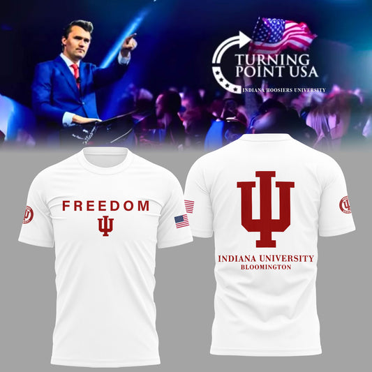 .Limited Edition Indiana University x Turning Point USA Shirt