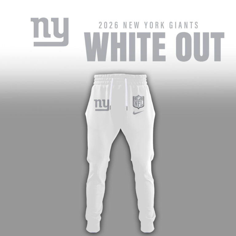 New York Giants 2026 White Out Limited Edition Shirt
